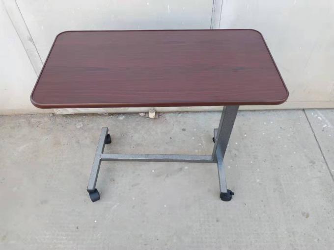 765X385mm Stolik na łóżko szpitalne Przenośny stół nad łóżkiem Sprężyna cewki 0