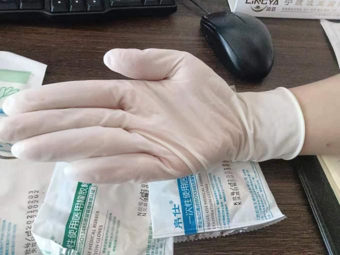 Medyczne gumowe rękawiczki jednorazowe Jednorazowe rękawiczki do egzaminu nitrylowego 1