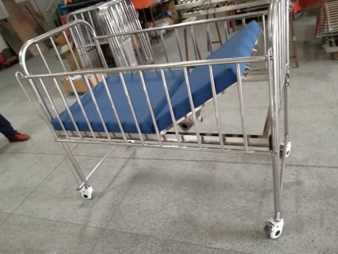 Materiał ze stali nierdzewnej Łóżko szpitalne dla niemowląt Medical 0