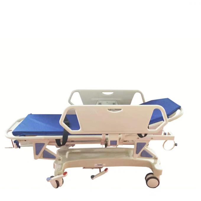 Sprzęt szpitalny Luksusowy wózek medyczny Niebieski szpital specjalny 0