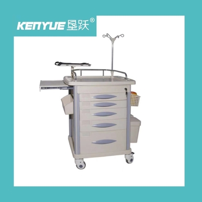 kupować Aluminiowa rama szuflady funkcja infuzji pielęgniarka ABS 960 mm awaryjny wózek medyczny produkcja online
