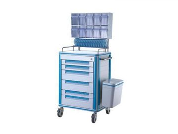 kupować Znieczulenie medyczne Wózek medyczny ze stelażem ze stopu aluminium Stopka ze stopu aluminium 630 * 470 * 1500mm produkcja online