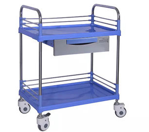kupować Blue Medical Instrument Trolley Hospital Injection Dressing / Drug Delivery Wózek szpitalny produkcja online