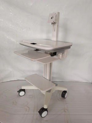 kupować Laboratoryjna stacja robocza szpitala medycznego Mobilny prosty stabilny wózek komputerowy produkcja online