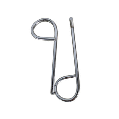 Szpitalny haczyk na słupek infuzyjny niebieski i biały metalowy materiał z tworzywa sztucznego