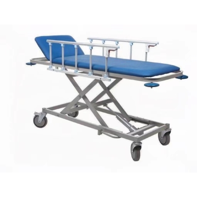 Specjalny hydrauliczny wózek noszowy Blue Hospital z czterema kołami