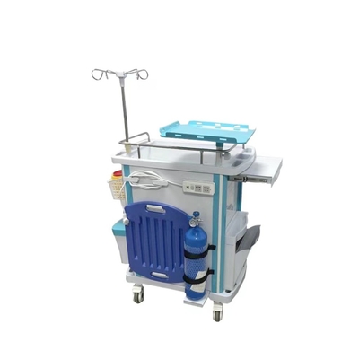 Aluminiowa rama szuflady funkcja infuzji pielęgniarka ABS 960 mm awaryjny wózek medyczny