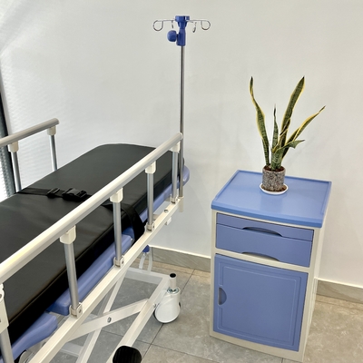 Hydrauliczny wózek pogotowia ratunkowego niebieski dla szpitala medycznego