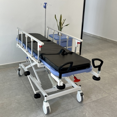 Hydrauliczny wózek pogotowia ratunkowego niebieski dla szpitala medycznego