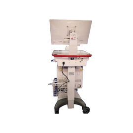 Regulowane stojaki na komputery Mobil ABS z blatem roboczym o wysokości 890 mm - 1290 mm