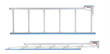Osłona boczna szyny szpitalnej ze stopu aluminium lekka 1360 * 420 mm