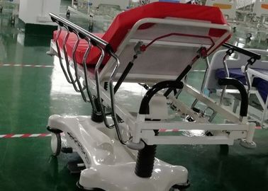 Hydrauliczny luksusowy wózek awaryjny dla pacjenta 4 sztuki 6 calowy centralny zamek