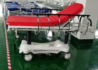 Hydrauliczny luksusowy wózek awaryjny dla pacjenta 4 sztuki 6 calowy centralny zamek