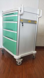 Rama ze stopu aluminium Instrumenty awaryjnego wózka ABS Zielony kolor Z centralnym zamkiem