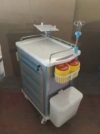Wózek medyczny ze stali nierdzewnej, szpital Icu Emergency Trolley Delivery Drug