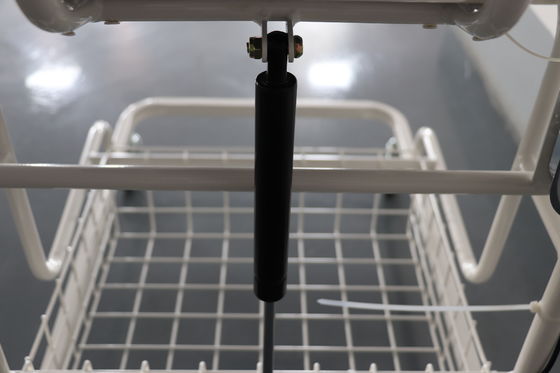 Mobilne, regulowane pod kątem, przezroczyste łóżeczko dziecięce