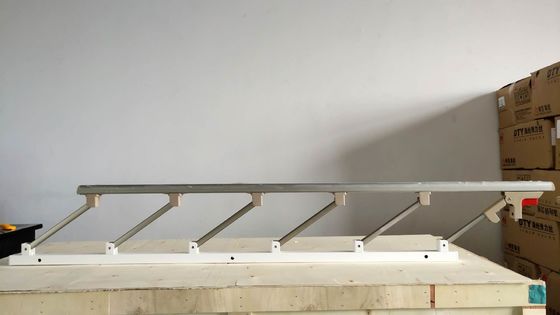 Sześciobiegunowe szyny boczne ze stopu aluminium do łóżek szpitalnych składane
