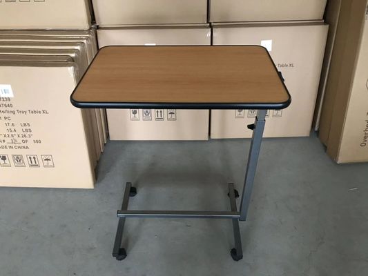 Odchylana powierzchnia 700 mm 1010 mm Taca na łóżko szpitalne Stół nad łóżkiem Stół do jedzenia