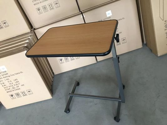 Odchylana powierzchnia 700 mm 1010 mm Taca na łóżko szpitalne Stół nad łóżkiem Stół do jedzenia