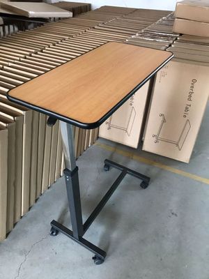 PB Metalowy stół do łóżka szpitalnego z regulowanym stolikiem nocnym