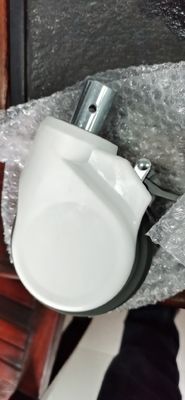 Części do łóżek szpitalnych Kółko medyczne 5-calowe wyciszone plastikowe koło z hamulcem ABS zewnętrzna osłona