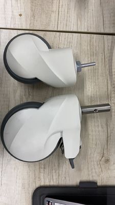 5-calowe podwójne kółka sterujące z centralnym sterowaniem do kół do mebli szpitalnych