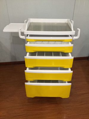 Zintegrowany komputerowy wózek do dostarczania leków Rama ze stopu aluminium