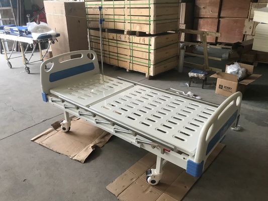 Rama ze stali nierdzewnej Prosta pojedyncza korba Łóżko do opieki ręcznej Ręczne łóżko szpitalne