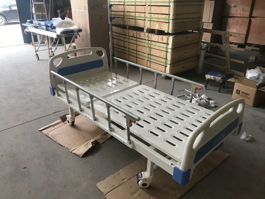Regulowane tylne łóżko szpitalne Medicare 480 mm 250 kg z pojedynczą korbą