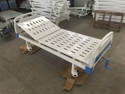 Regulowane tylne łóżko szpitalne Medicare 480 mm 250 kg z pojedynczą korbą