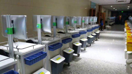 Komputerowe wózki na leki do elektrycznego wózka szpitalnego