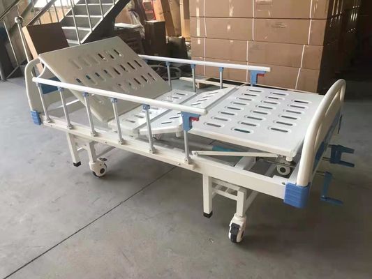 5-calowe kółka ręczne Three Crank Clinic Łóżko szpitalne Mobilne