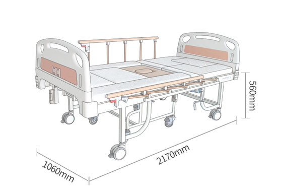 Wielofunkcyjny szpital medyczny z elektrycznym łóżkiem dedykowany