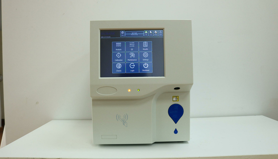 Analizator krwinek, instrument do analizy klinicznej, dedykowany szpitalowi, biały