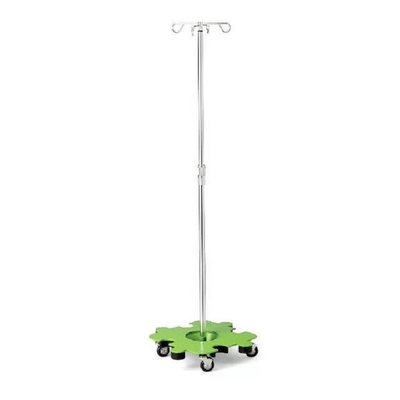 Materiał aluminiowy Stojak infuzyjny medyczny IV Trójkolorowy mobilny