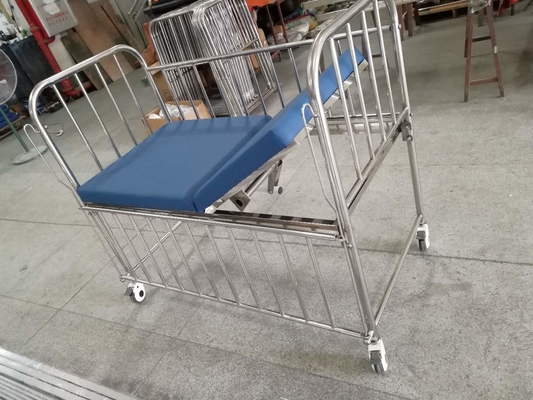 Materiał ze stali nierdzewnej Łóżko szpitalne dla niemowląt Medical
