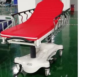 Hydrauliczny luksusowy wózek awaryjny dla pacjenta 4 sztuki 6 calowy centralny zamek