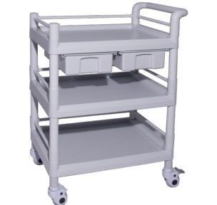 ABS do formowania wtryskowego Dwie warstwy wózka szpitalnego 923 mm